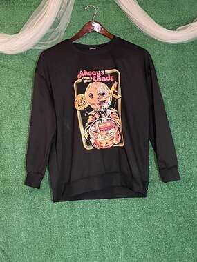 Trick 'r Treat Sam Always Check Your Candy Graphic Sweatshirt XXL